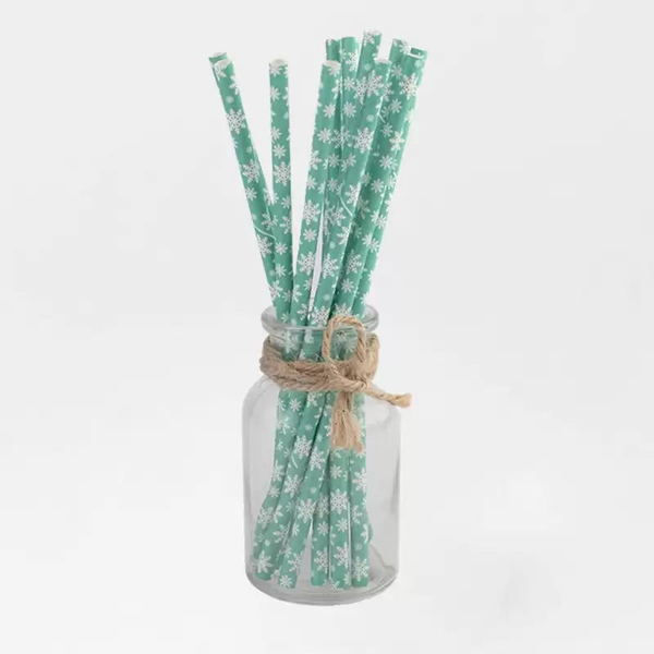 Festive Gifts Style Fashionable Packaging Straw Tableware