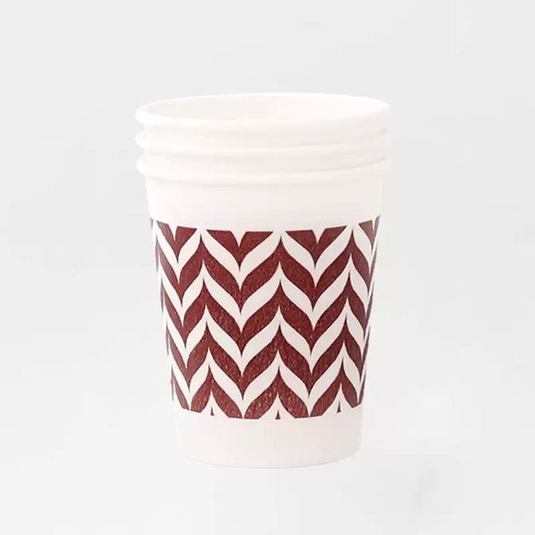 Bio-based Plastic Coating Compostable Single Wall Paper Cup